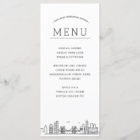 Brooklyn Skyline | Wedding Event Dinner Menu