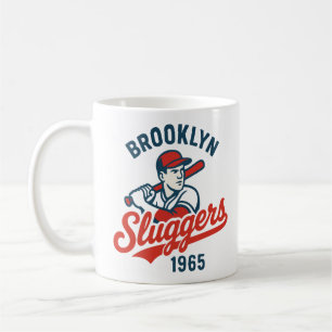 Brooklyn Sluggers 1965 – Vintage Baseball Coffee Mug