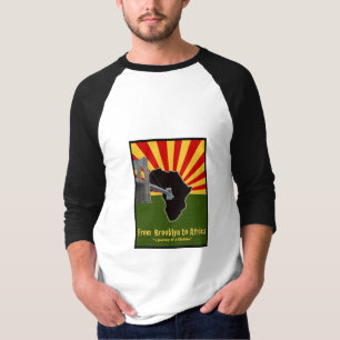 Brooklyn to Africa 3/4 SleeveRaglan T-Shirt