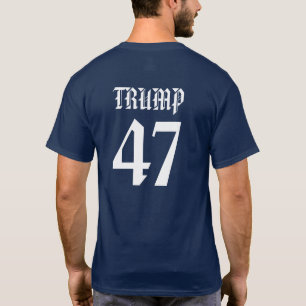 BROOKLYN TRUMP 47 VINTAGE JERSEY - BLUE T-Shirt