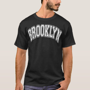 Brooklyn Varsity Style Pink with White Tet T-Shirt