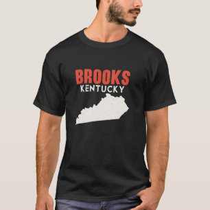 Brooks Kentucky USA State America Travel Kentuckia T-Shirt