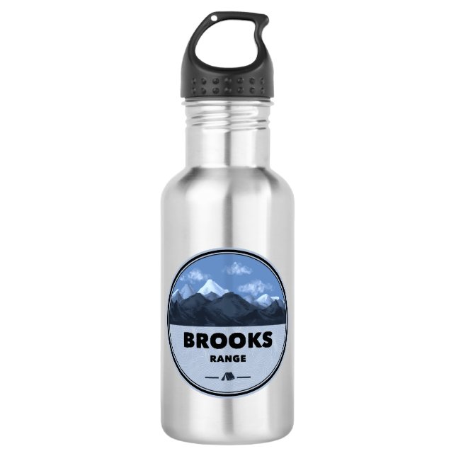Brooks Range Alaska Camping 532 Ml Water Bottle (Front)