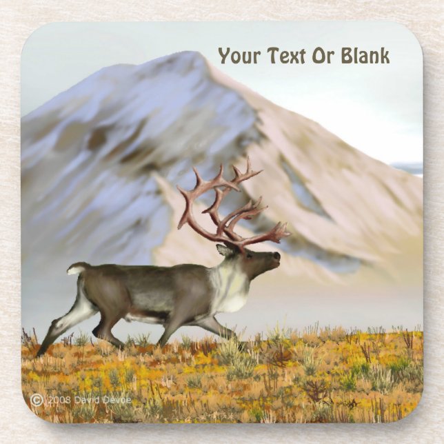 Brooks Range Caribou Coaster (Front)