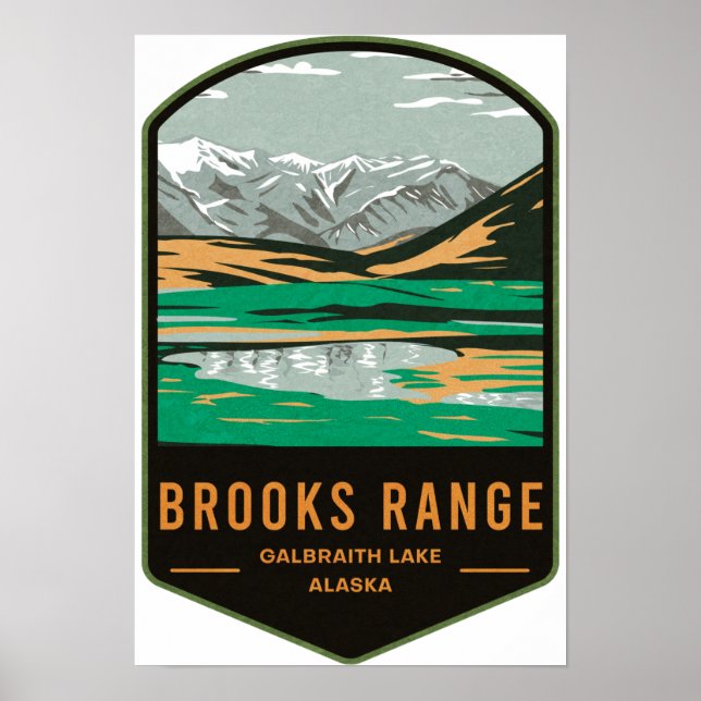 Brooks Range Galbraith Lake Poster (Front)