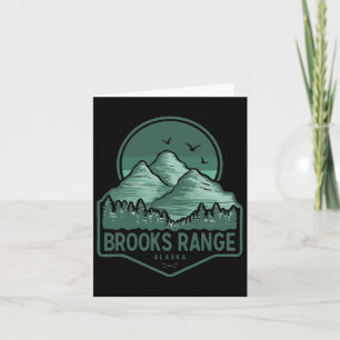 Brooks Range Mountains Alaska Hiking Outdoors Vint Card