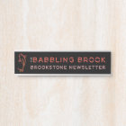 Brookstone Babbling Brook (2" x 8"), Silver