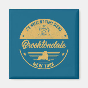 Brooktondale New York Its Where My Story Begins  Magnet