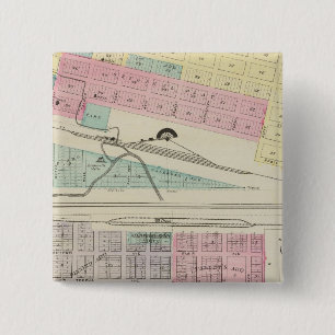 Brookville, Saline County, Stafford, Kansas 15 Cm Square Badge