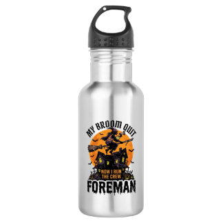 Broom Broke Foreman Witch Crew Halloween Design_1 532 Ml Water Bottle