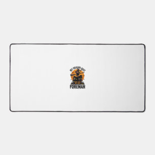 Broom Broke Foreman Witch Crew Halloween Design_1 Desk Mat