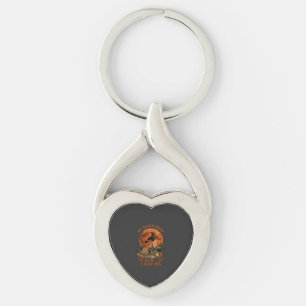Broom Broke Halloween Witch Camping Tent Campfire Key Ring
