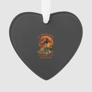 Broom Broke Halloween Witch Camping Tent Campfire  Ornament