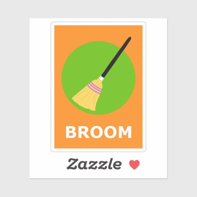 BROOM Halloween Sticker (Sheet)