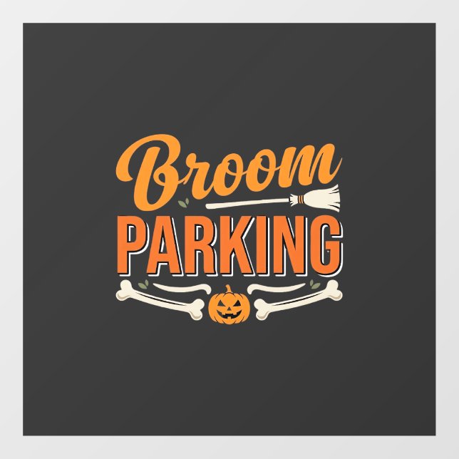 Broom Parking Halloween Vector Design_1 (Sheet)