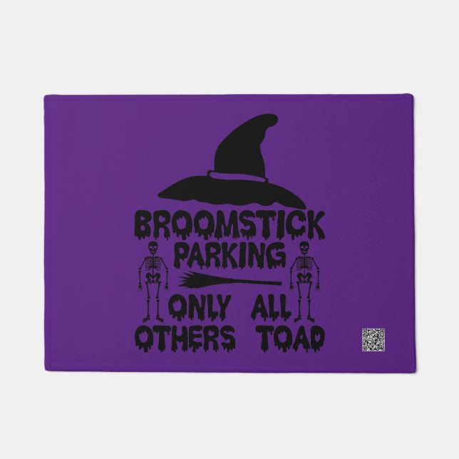 Broom Parking only All others Toad Doormat (Front)