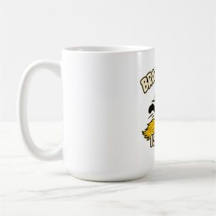 Broom Rage Funny Grumpy Black Cat Halloween Coffee Mug