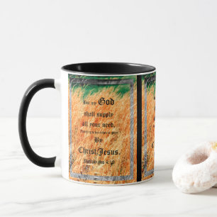 Broom Sage Abstract Philippians 4:19 Mug