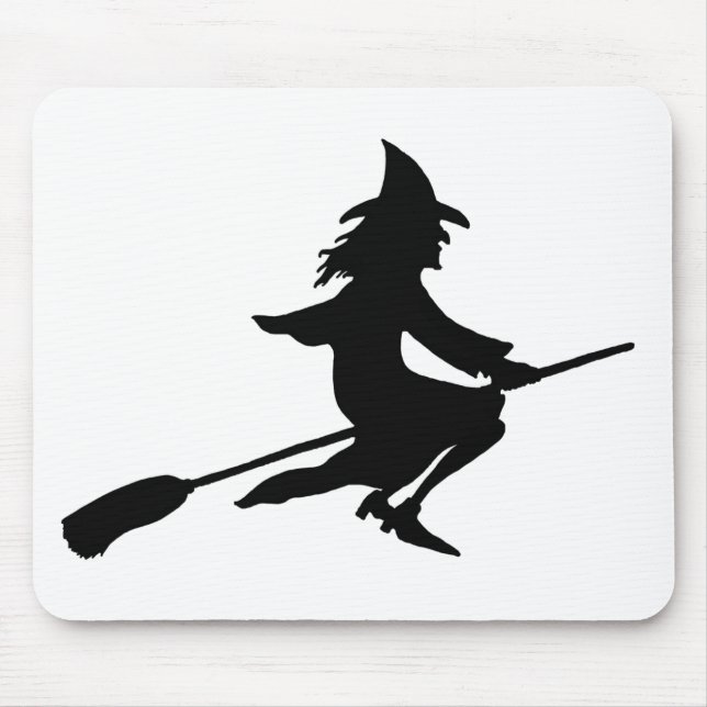 Broom Witch Mouse Pad (Front)