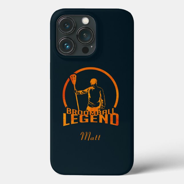 Broomball Legend Cute Sports Case-Mate iPhone Case (Back)