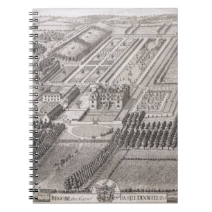 Broome, the seat of Sir Basil Dixwell, from 'Thirt Notebook