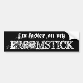 Broomstick Bumpersticker v.2 Bumper Sticker
