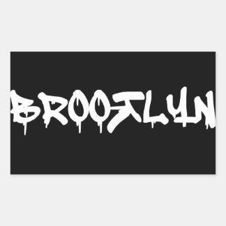 BROOTLYN RECTANGULAR STICKER