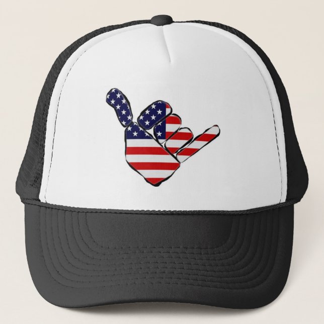 Bros Love America Trucker Hat (Front)