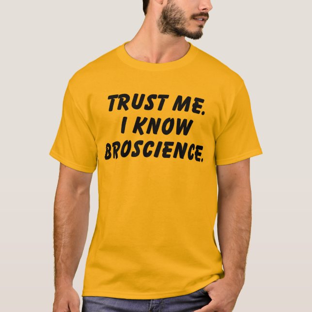 BroScience Black T-Shirt (Front)