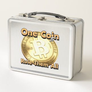 Brotdose One Coin to Rule Them All Metal Lunch Box
