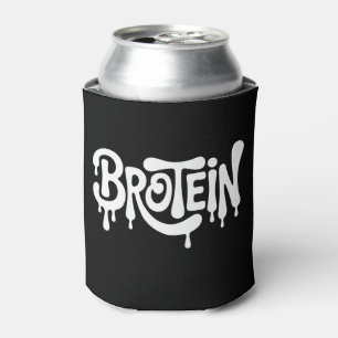 Brotein Protein Funny Bro Gym LGBTQ Gay Pride Ally Can Cooler