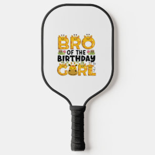 Brother 1st Birthday Girl Giraffe Theme Party Zoo Pickleball Paddle