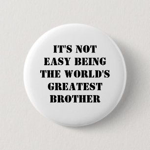 Brother 6 Cm Round Badge