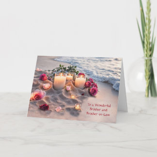 Brother and Brother in Law Wedding Card