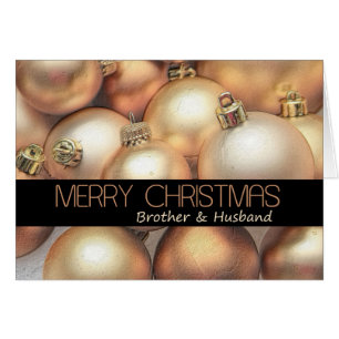 Brother and Husband Merry Christmas card
