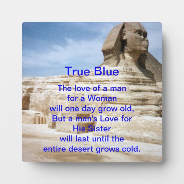 Brother and Sister love Plaque (Front)