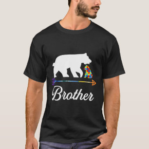 Brother Bear Autism Awareness Proud Autism Brother T-Shirt