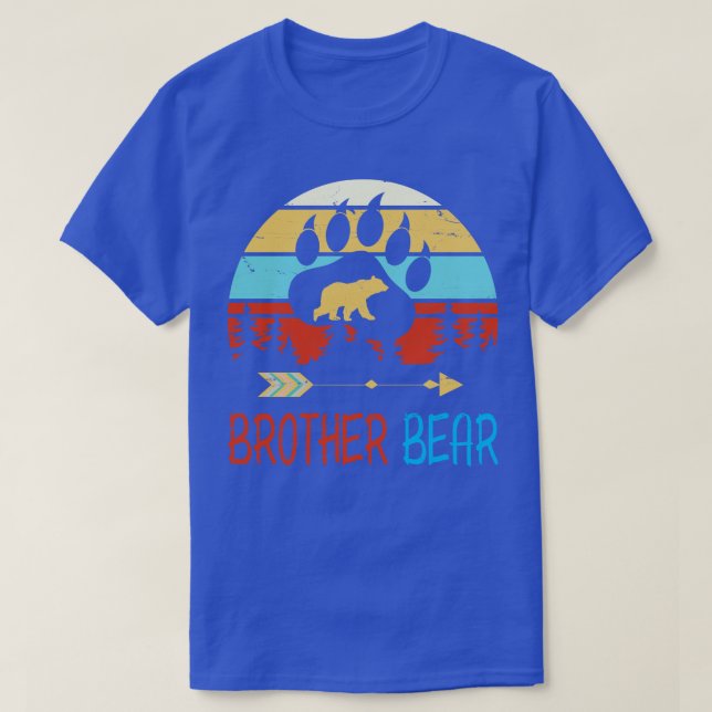 Brother Bear Happy Father Parent Summer Vacation I T-Shirt (Design Front)