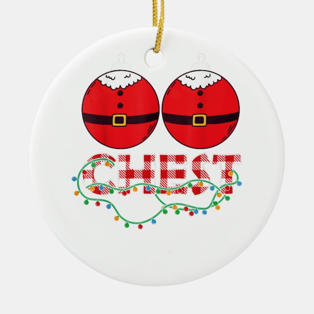 Brother Bear LGBT Christmas Rainbow Pride Gay Lesb Ceramic Ornament (Front)