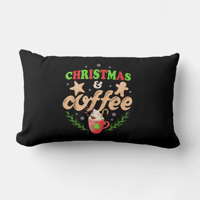 Brother Bear LGBT Christmas Rainbow Pride Gay Lesb Lumbar Cushion (Front)