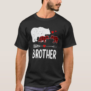 Brother Bear , Red Buffalo Plaid Brother Bear Paja T-Shirt
