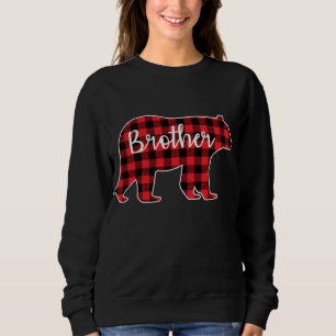 Brother Bear Red Plaid Family Matching Christmas P Sweatshirt