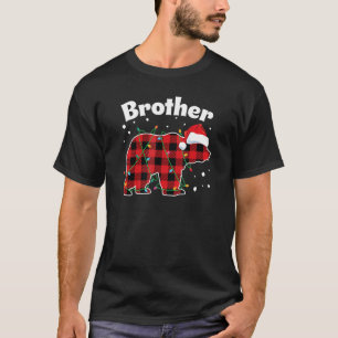 Brother Bear Red Plaid Matching Buffalo Pajama T-Shirt