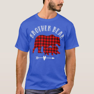 Brother Bear Red Plaid Shirt Red Plaid Bear Family