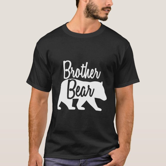 Brother Bear Shirt T-Shirt Matching Sibling Bear L (Front)