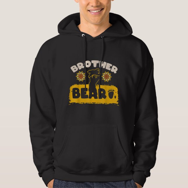 Brother Bear Siblings Sister Bro Sis Sunflower Flo Hoodie (Front)