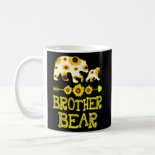 Brother Bear Sunflower Matching Family Bear Coffee Mug