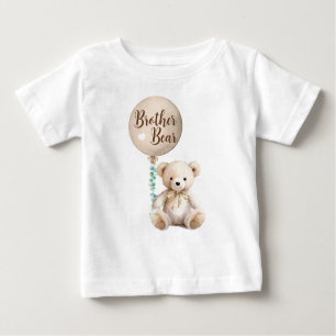 Brother Bear Teddy Bear Baby Shower Baby T-Shirt