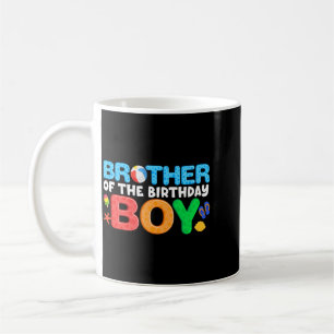 Brother Birthday Boy Beach Ball Theme Party Pool Coffee Mug