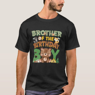 Brother Birthday Boy One Happy Camper 1st First Fa T-Shirt